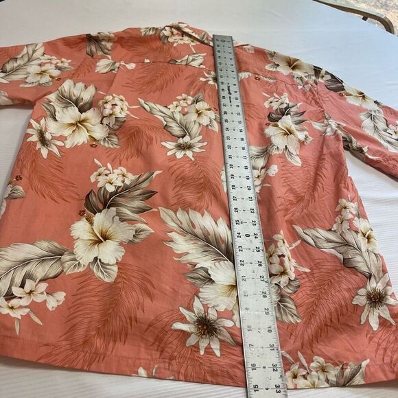 Pacific Legend Floral Short Sleeve Button Up Shirt Size 2XL - Picture 6 of 6